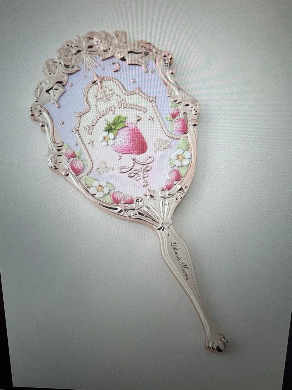 Urban Outfitters Flower Knows Strawberry Hand Mirror